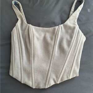 Elegant Gray Women's Top